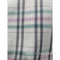 Rayon Nylon Spandex Bengaline yarn dyed check pattern fabric